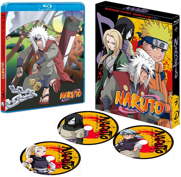 carátula Naruto - Box 2 Blu-ray 1