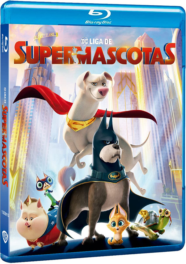 carátula DC Liga de Supermascotas Blu-ray 1