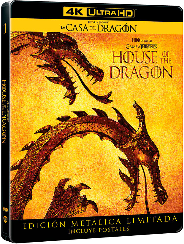 La Casa del Dragón - Primera Temporada (Edición Metálica) Ultra HD Blu-ray