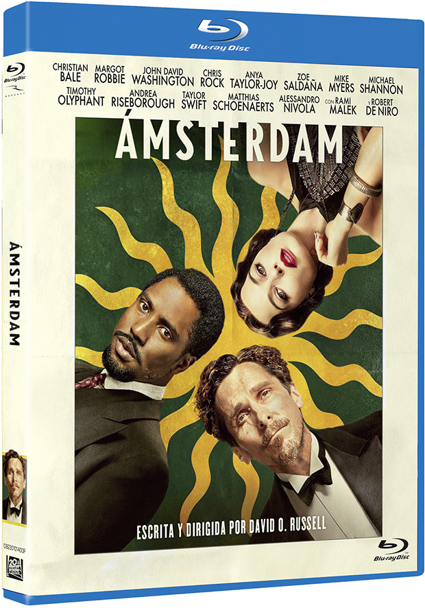 carátula Ámsterdam Blu-ray 1