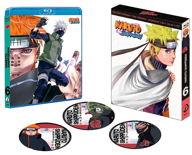 carátula Naruto Shippuden - Box 6 (Edición Coleccionista) Blu-ray 1