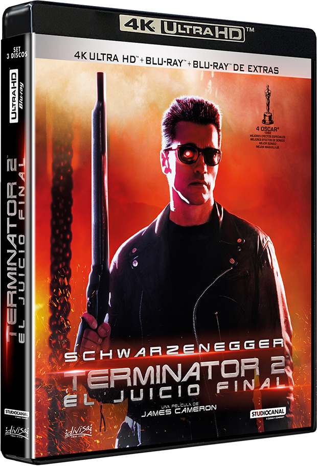 carátula Terminator 2: El Juicio Final Ultra HD Blu-ray 1