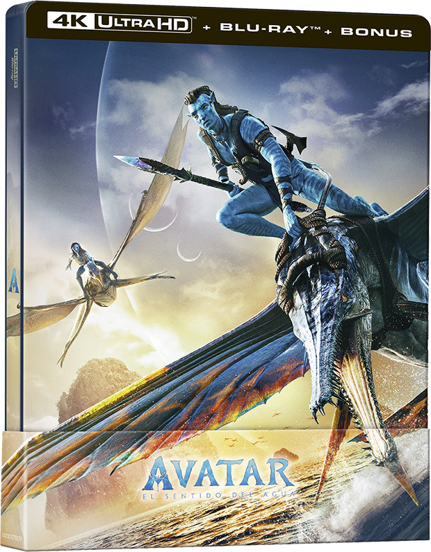 carátula Avatar: El Sentido del Agua - Edición Metálica Ultra HD Blu-ray 1