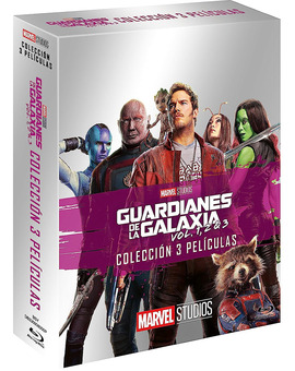Pack Guardianes de la Galaxia Vol. 1, 2 y 3 Blu-ray