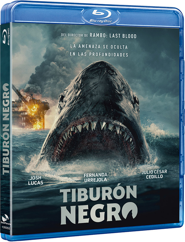 carátula Tiburón Negro Blu-ray 1