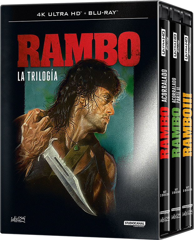 carátula Rambo: La Trilogía Ultra HD Blu-ray 1