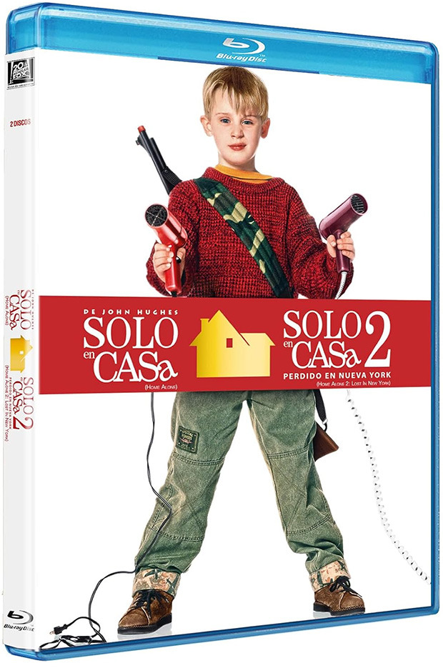 carátula Pack Solo en Casa + Solo en Casa 2: Perdido en Nueva York Blu-ray 1