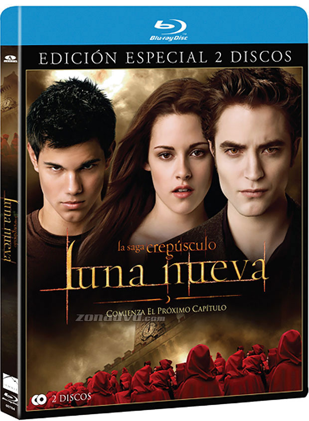 carátula Crepúsculo: Luna Nueva Blu-ray 1