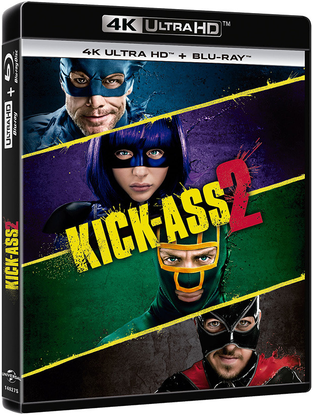 carátula Kick-Ass 2 - Edición Metálica Ultra HD Blu-ray 1