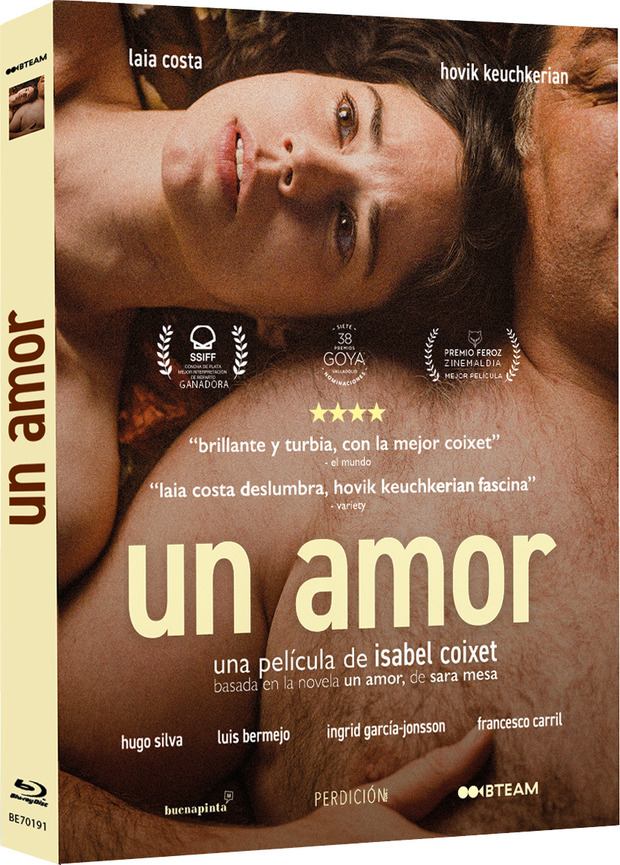 carátula Un Amor Blu-ray 1