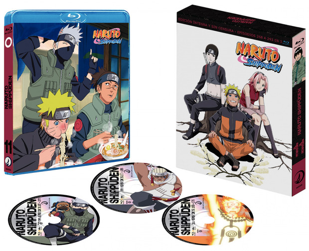 carátula Naruto Shippuden - Box 11 (Edición Coleccionista) Blu-ray 1