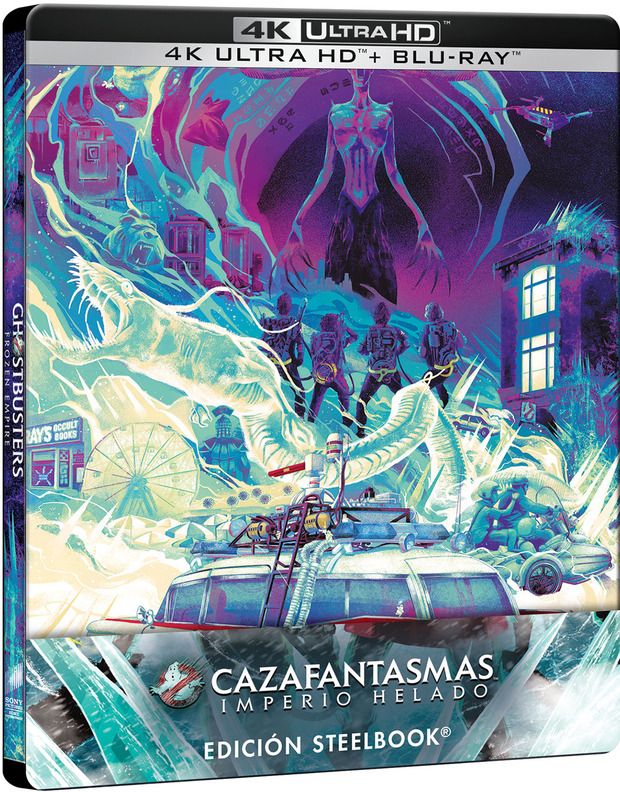 carátula Cazafantasmas: Imperio Helado - Edición Metálica Ultra HD Blu-ray 1