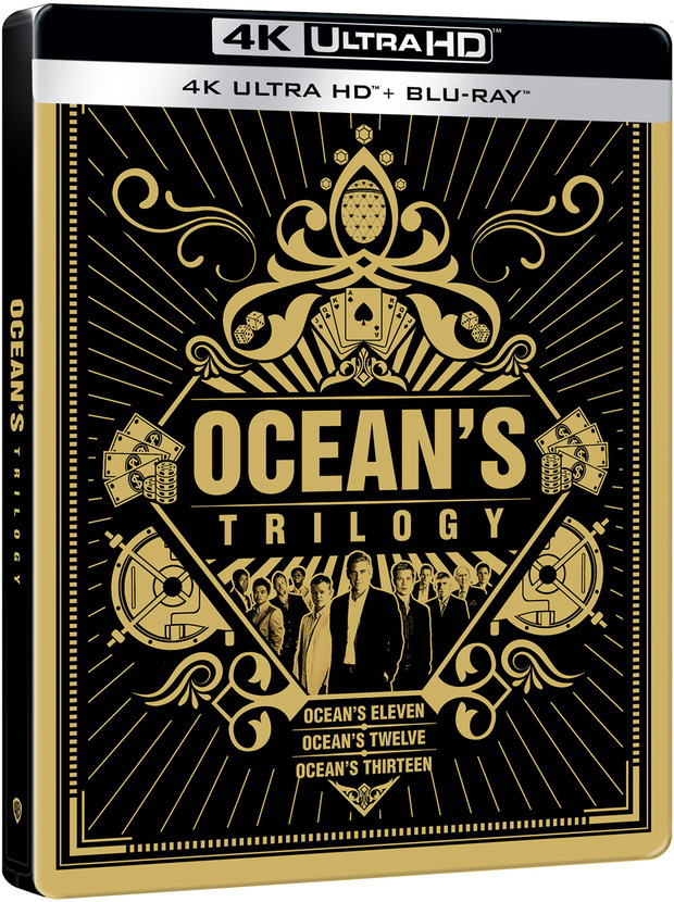 carátula Trilogía Ocean's - Edición Metálica Ultra HD Blu-ray 1