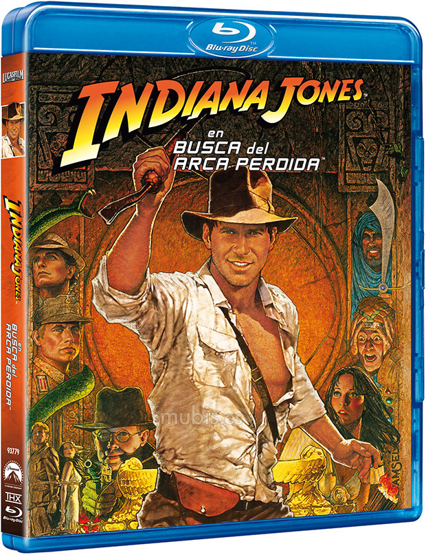 carátula Indiana Jones en Busca del Arca Perdida Blu-ray 1