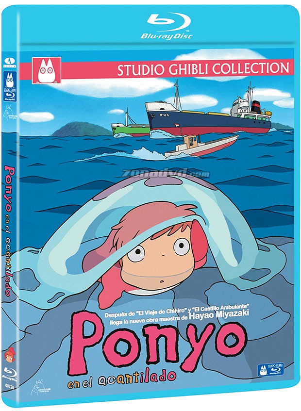 carátula Studio Ghibli: Ponyo en el Acantilado Blu-ray 1