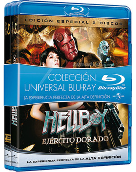 Pack Hellboy 2 + Wanted Blu-ray