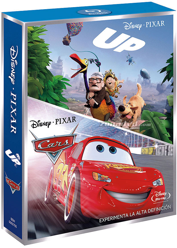 carátula Pack UP + Cars Blu-ray 1