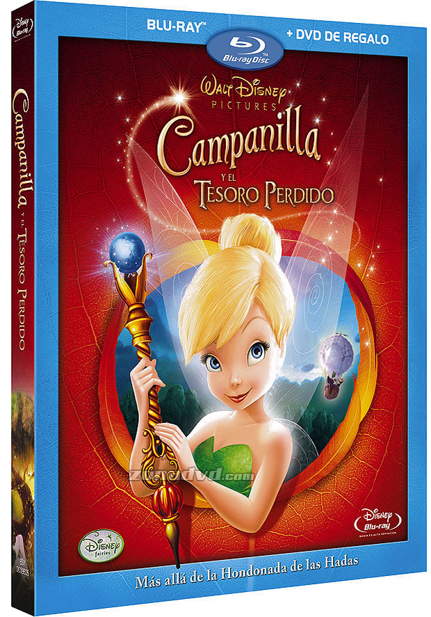 carátula Campanilla y el Tesoro Perdido Blu-ray 1