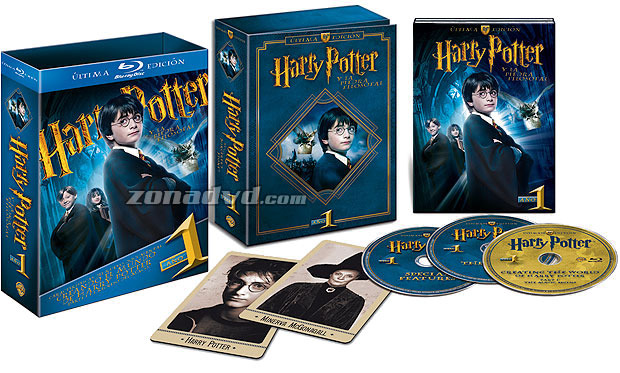 carátula Harry Potter y la Piedra Filosofal - Edición Coleccionistas Blu-ray 1