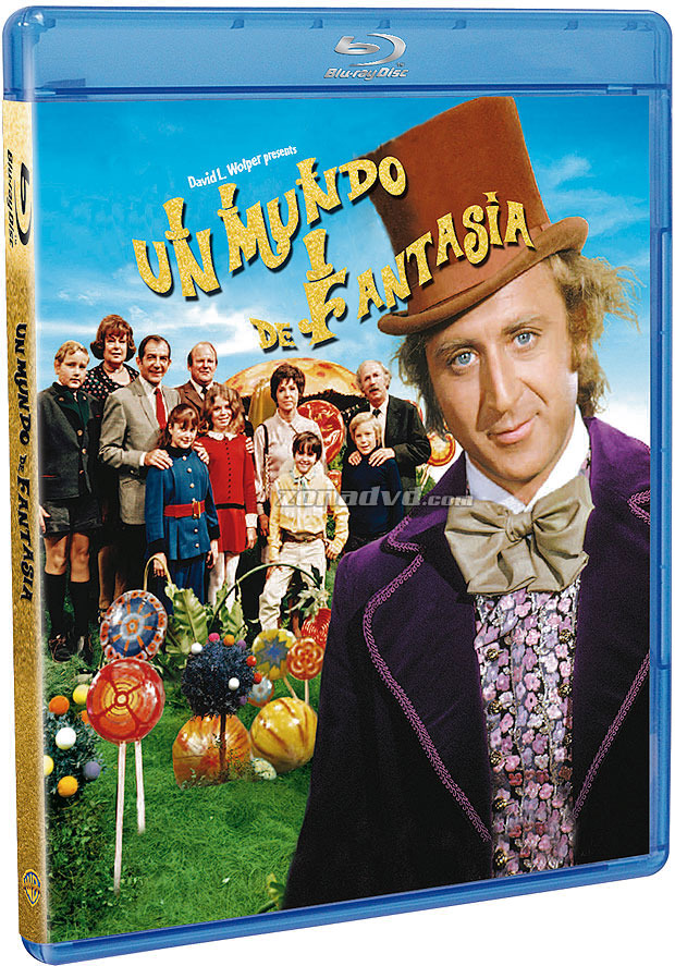 carátula Un Mundo de Fantasía (Willy Wonka) Blu-ray 1