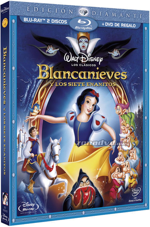 carátula Blancanieves y los Siete Enanitos - Edición Diamante Blu-ray 1