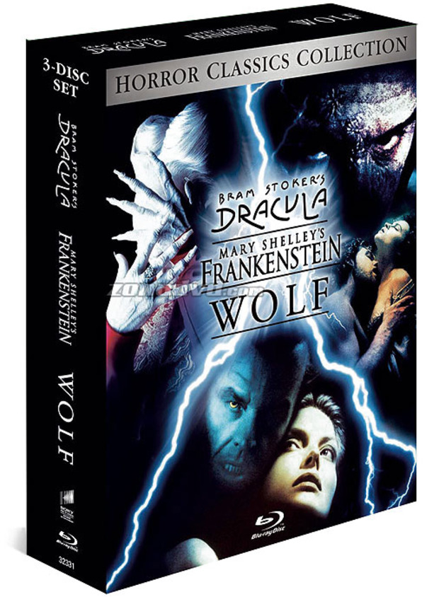 Pack Drácula + Frankenstein + Lobo Blu-ray