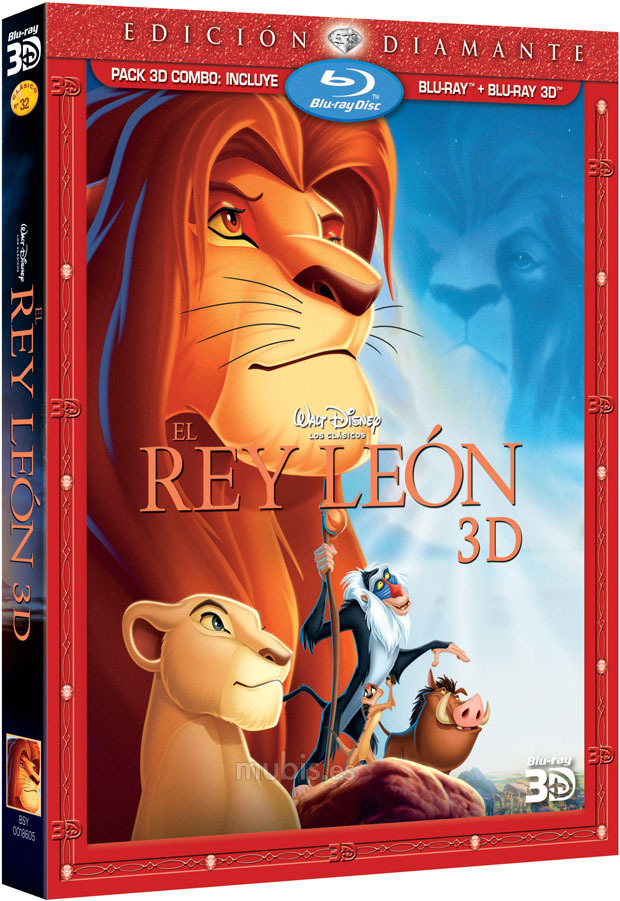 carátula El Rey León - Edición Diamante Blu-ray 3D 1