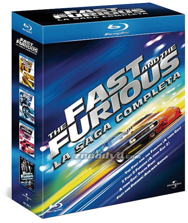 The Fast and Furious (A Todo Gas) - Saga Completa Blu-ray