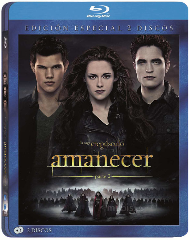 carátula Crepúsculo: Amanecer - Parte 2 Blu-ray 1