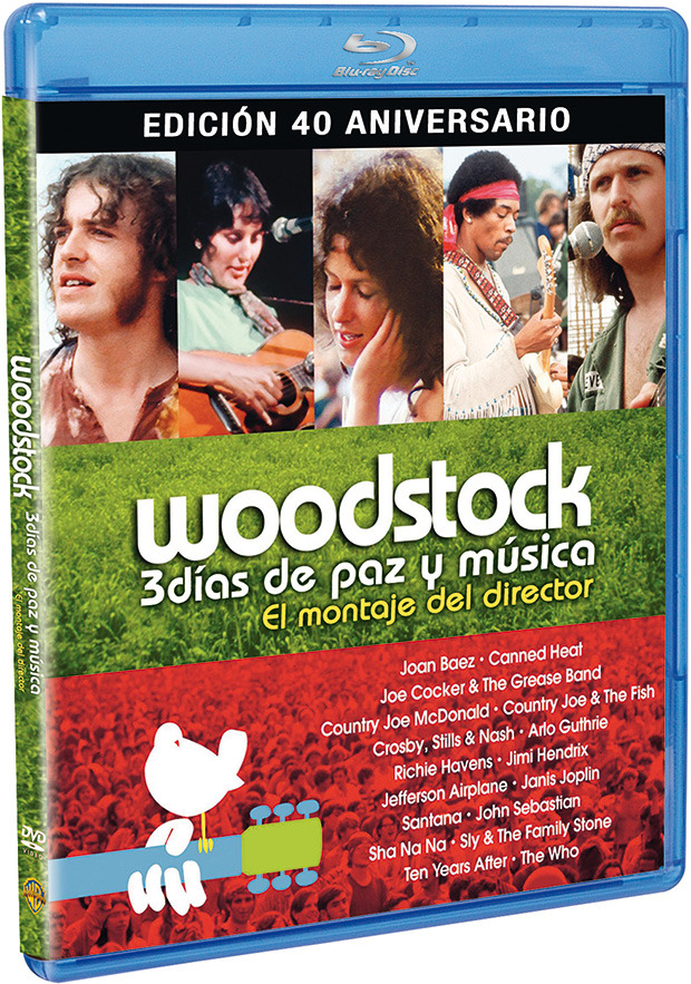 carátula Woodstock - Edición 40 Aniversario Blu-ray 2