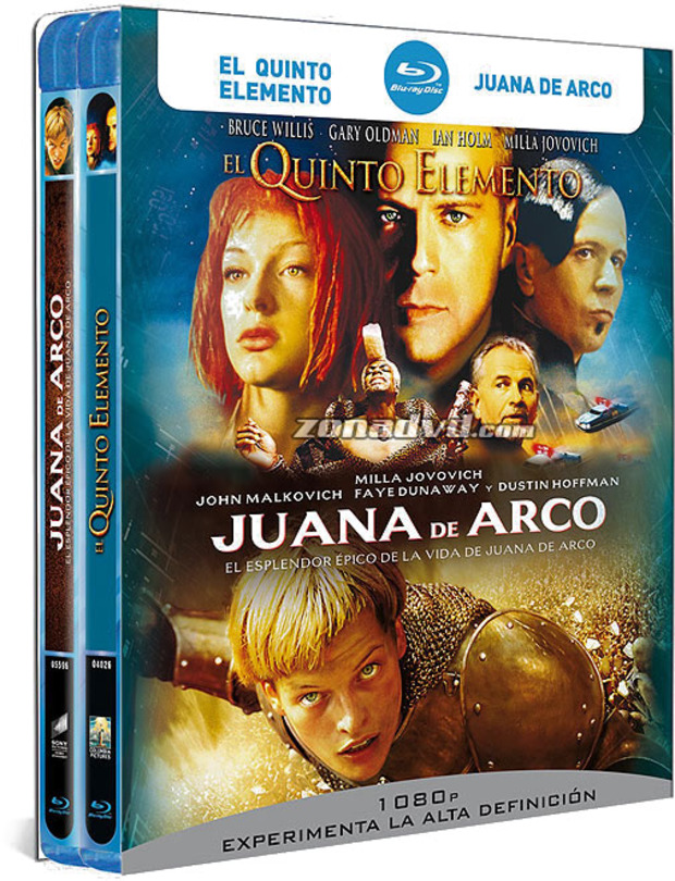 Pack El Quinto Elemento + Juana de Arco Blu-ray