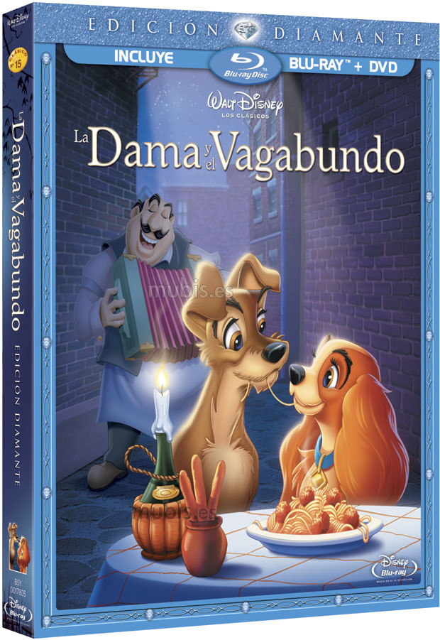 carátula La Dama y el Vagabundo - Edición Diamante Blu-ray 1