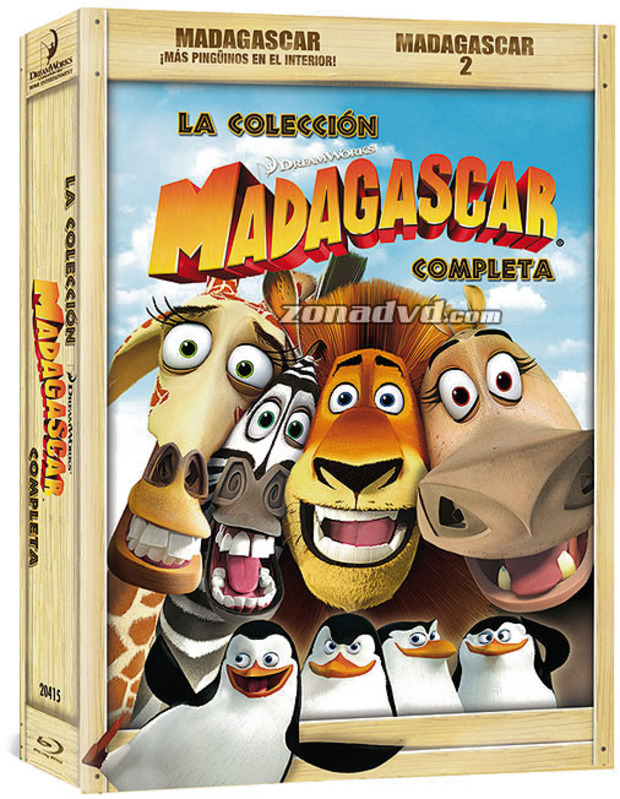 Pack Madagascar + Madagascar 2 Blu-ray