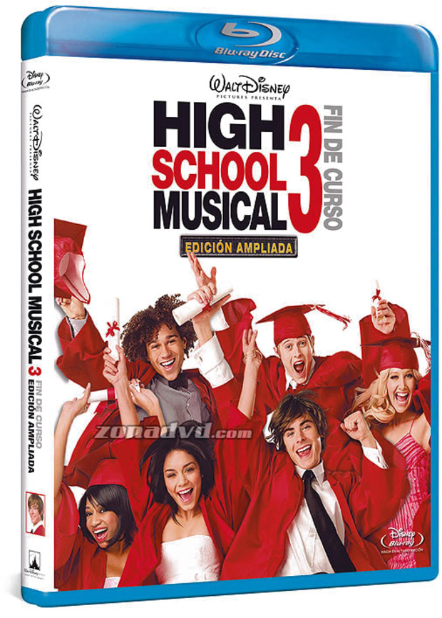 carátula High School Musical 3: Fin de Curso Blu-ray 1