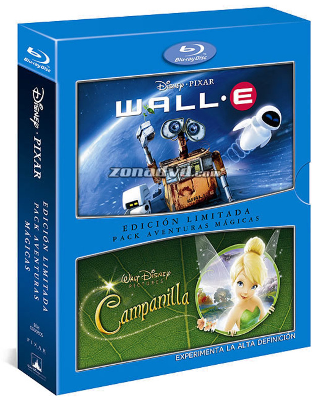 Pack Wall-E + Campanilla Blu-ray