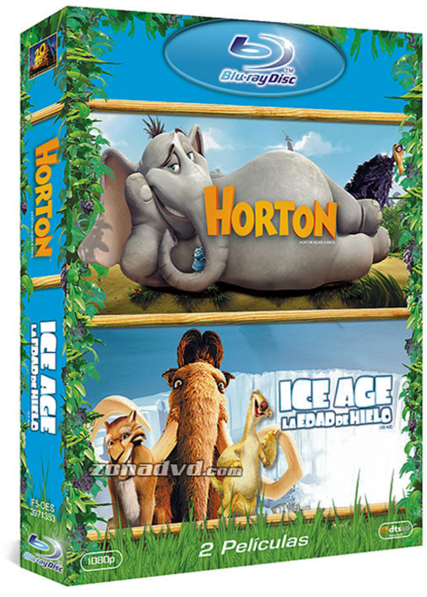 carátula Pack Horton + Ice Age Blu-ray 1
