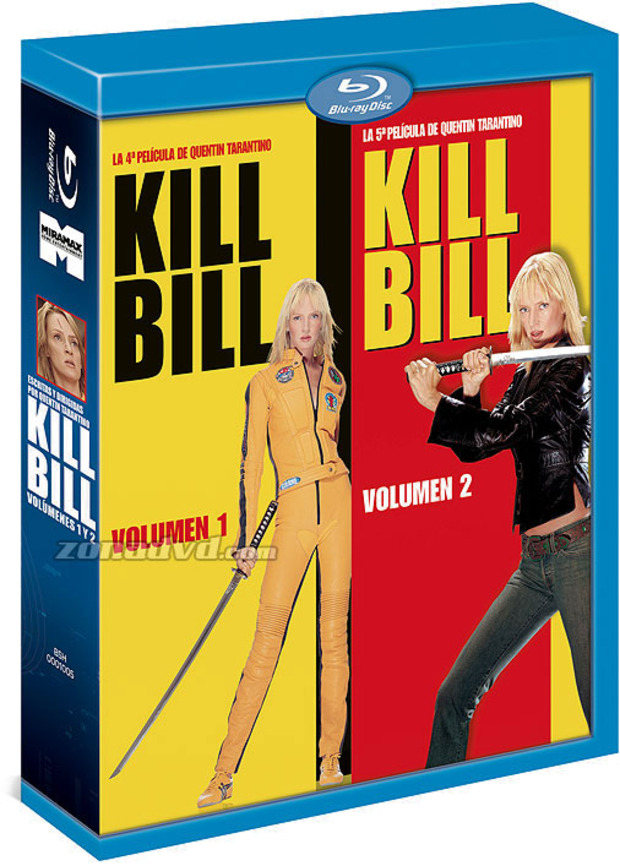 carátula Pack Kill Bill vol. 1 + Kill Bill vol. 2 Blu-ray 1