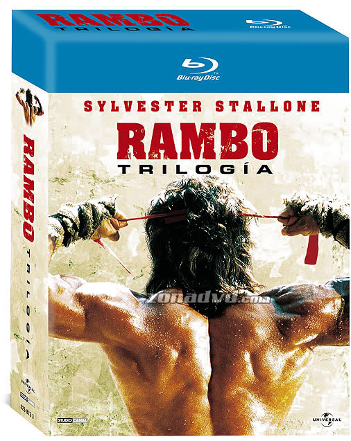 Carátula de Rambo (Trilogía) Blu-ray