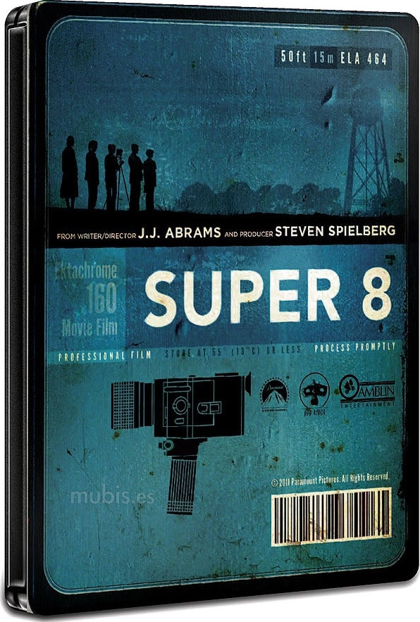 carátula Super 8 - Edición Metálica Blu-ray 1