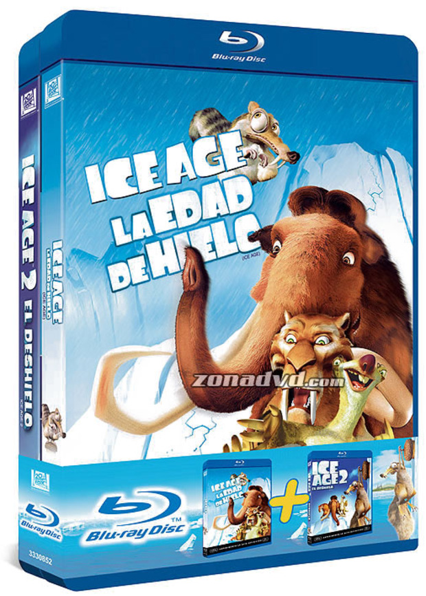 Pack Ice Age + Ice Age 2 Blu-ray