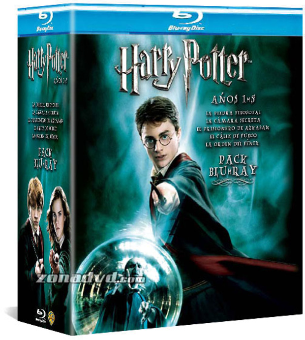 Pack Harry Potter Años 1-5 Blu-ray