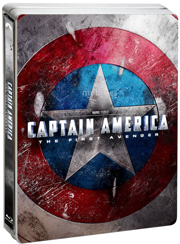 carátula Capitán América: El Primer Vengador (Steelbook) Blu-ray 3D 1