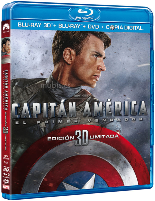Capitán América: El Primer Vengador Blu-ray 3D