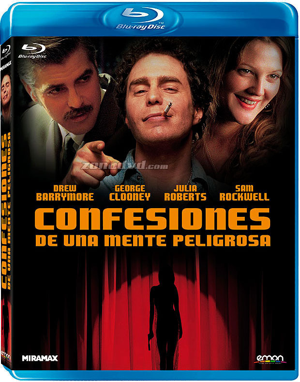 carátula Confesiones de una Mente Peligrosa Blu-ray 1
