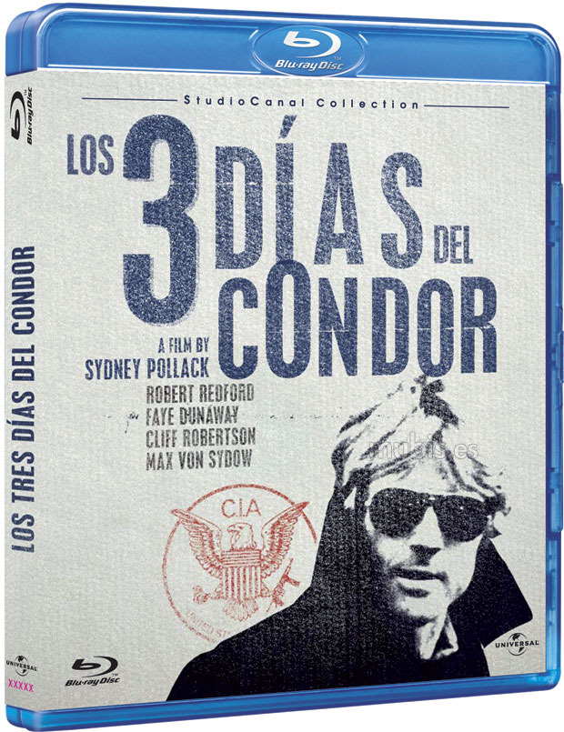 carátula Los Tres Días del Cóndor Blu-ray 1