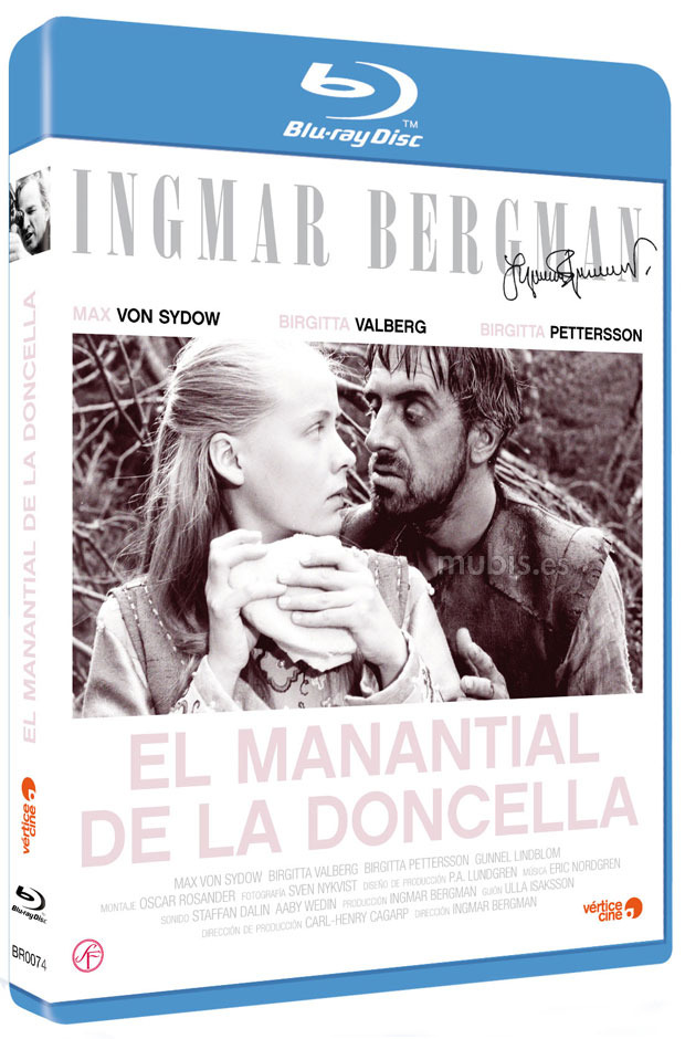 carátula El Manantial de la Doncella Blu-ray 1
