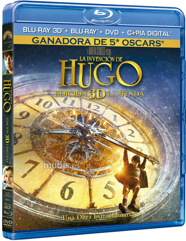 carátula La Invención de Hugo Blu-ray 3D 1