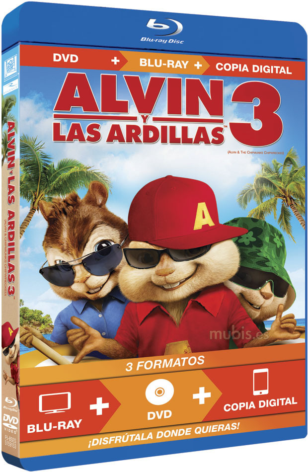 Alvin y las Ardillas 3 (Combo Blu-ray + DVD) Blu-ray