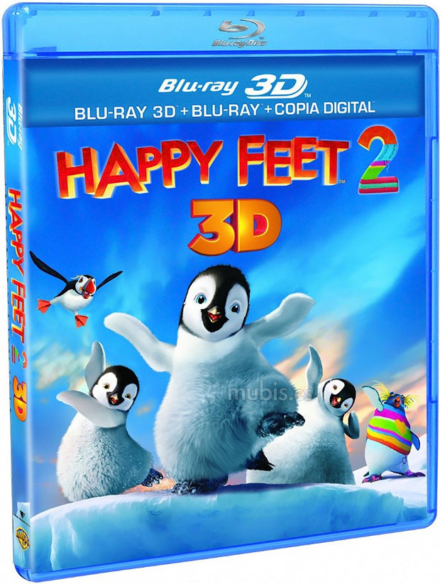 carátula Happy Feet 2 Blu-ray 3D 1