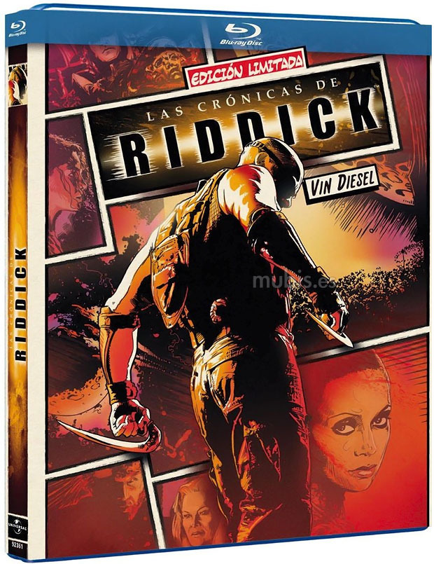 carátula Las Crónicas de Riddick - Edición Cómic Blu-ray 1